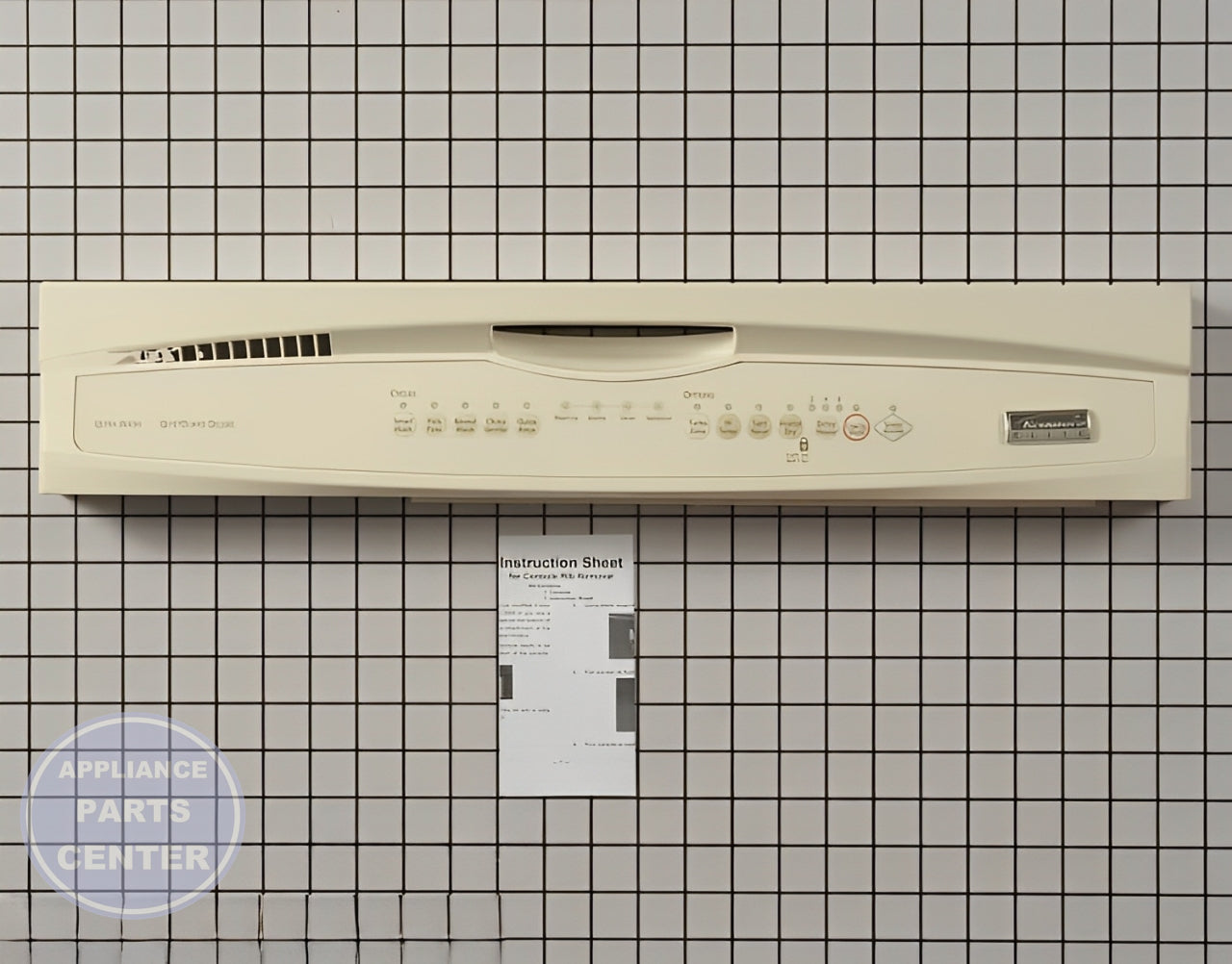 Kenmore Control Panel WPW10253581 - Main view showing sleek design for Kenmore models