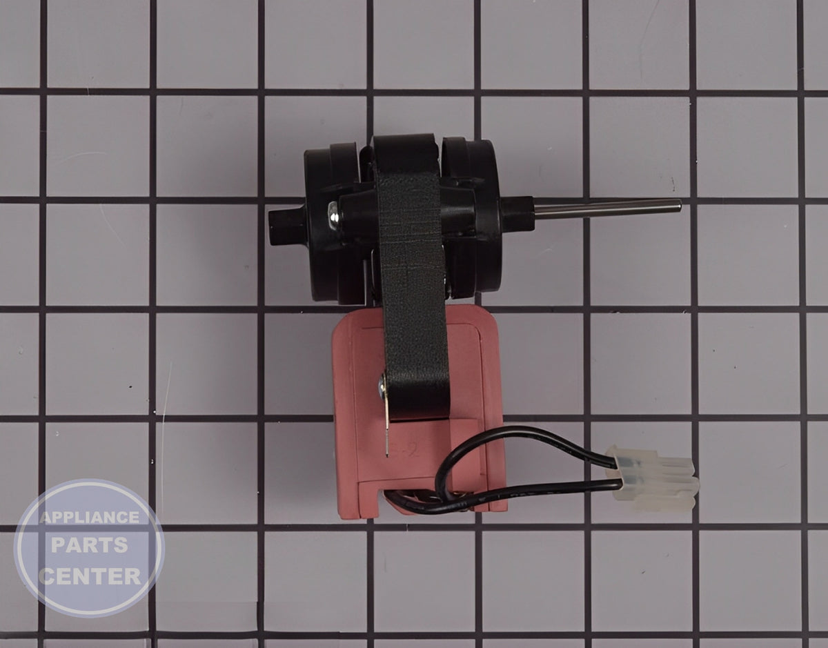 WHIRLPOOL Refrigerator Evaporator Motor WPW10253821 - Side view with precise measurements