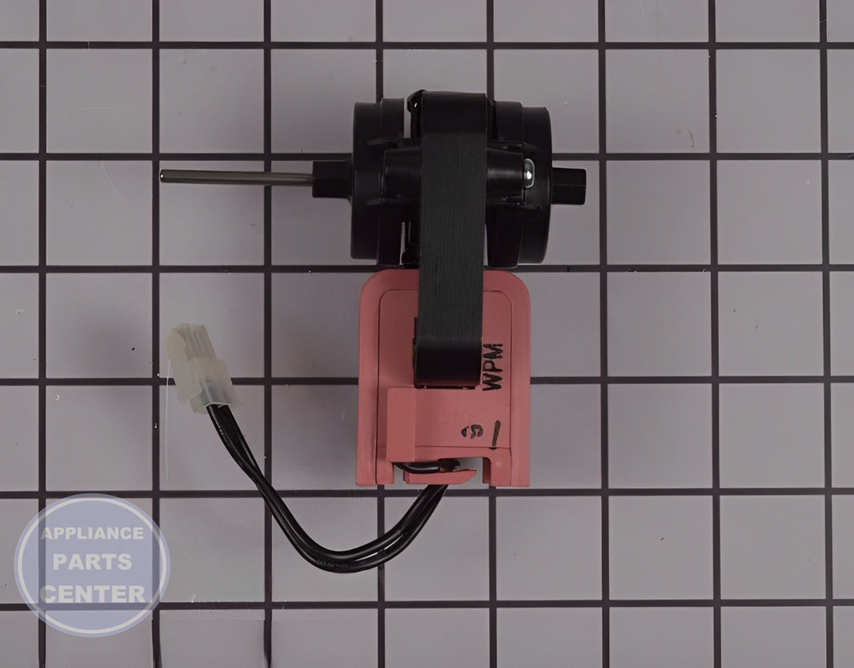 WHIRLPOOL Refrigerator Evaporator Motor WPW10253821 - Installation in WPL model showing key mounting points
