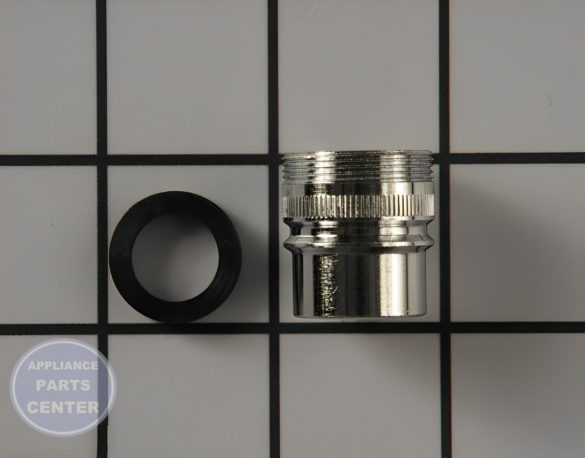 WHIRLPOOL FAUCET ADAPTER WPW10254672 - Main view showing secure fitting for WPL models