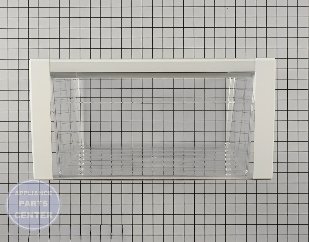 Crisper Drawer WPW10256812 - Side view with 16.5" width, 14.5" depth, and 7" height