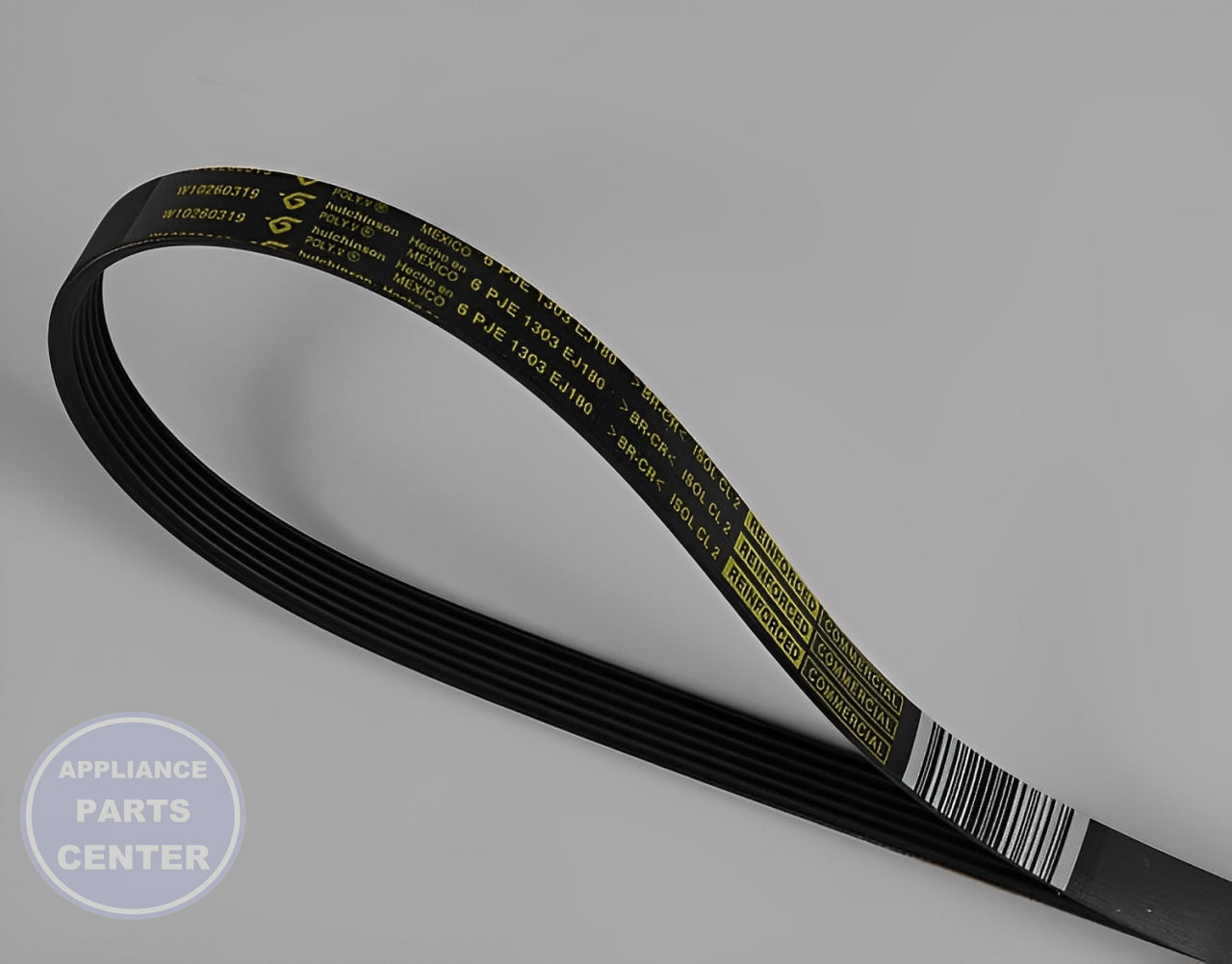 Whirlpool Drive Belt WPW10260319 - Main view showing heavy load support for Whirlpool models
