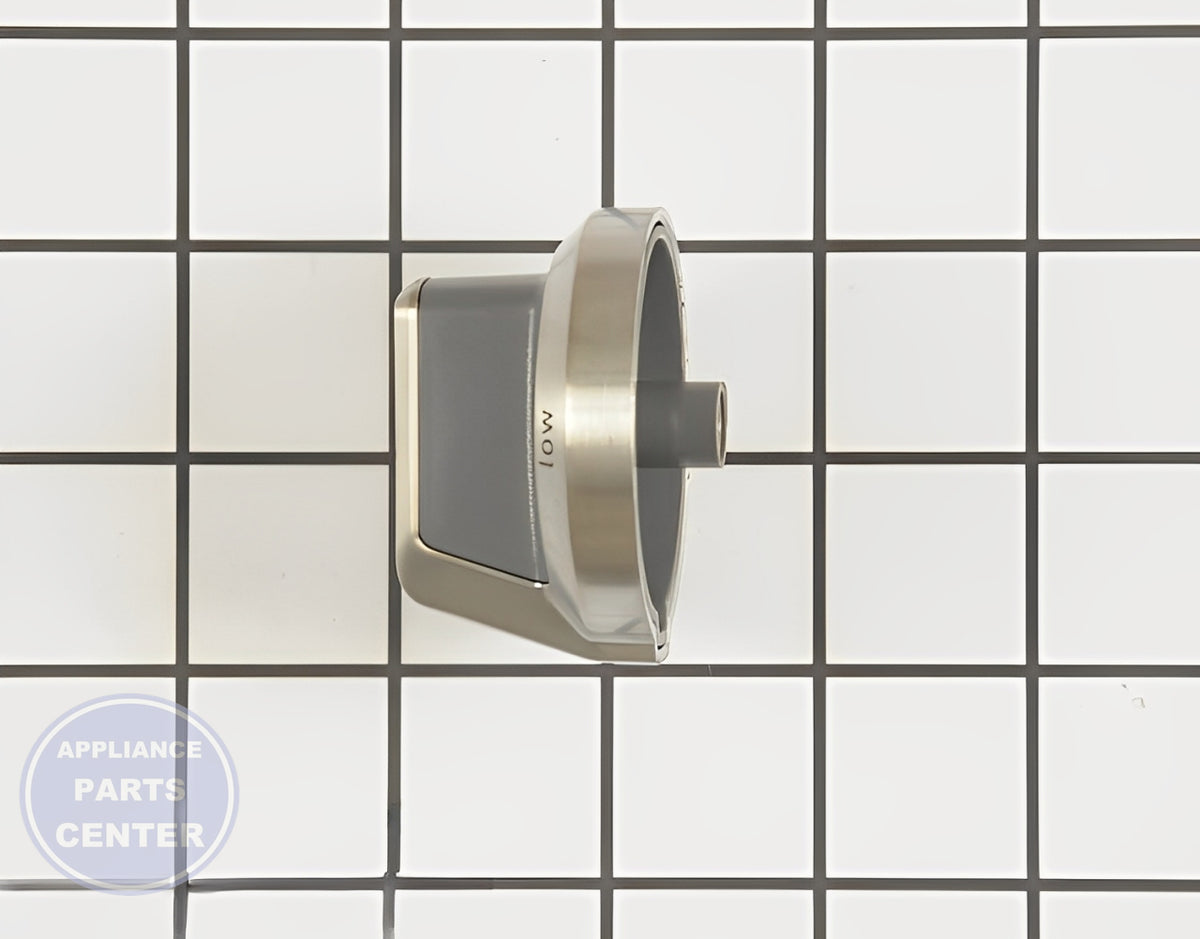 WHIRLPOOL KNOB WPW10268448 - Side view with precise measurements