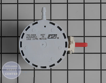 Pressure Switch WPW10268911 - Detailed view of water level control mechanism