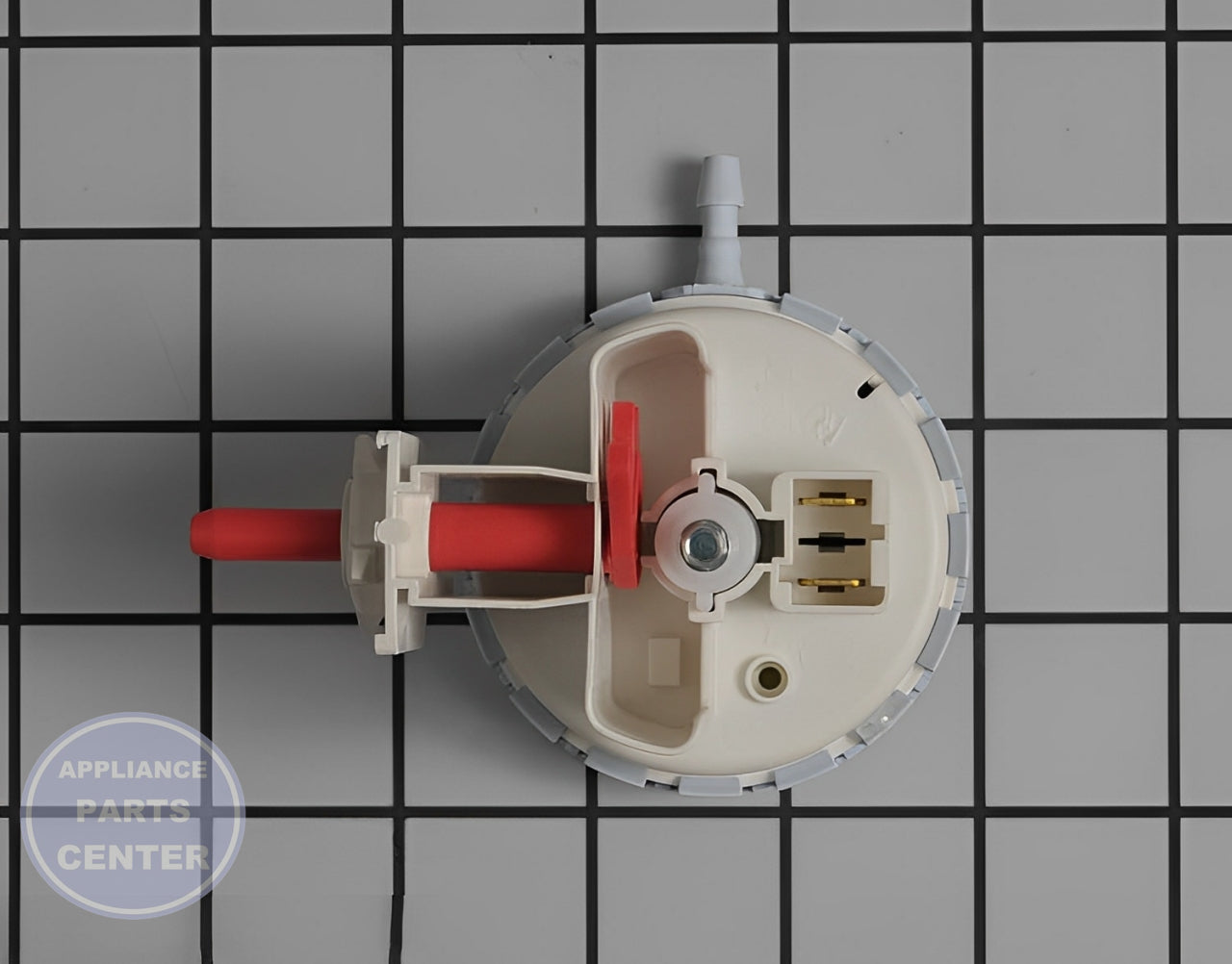 Pressure Switch WPW10268911 - Side view with 3 x 2 inches dimensions