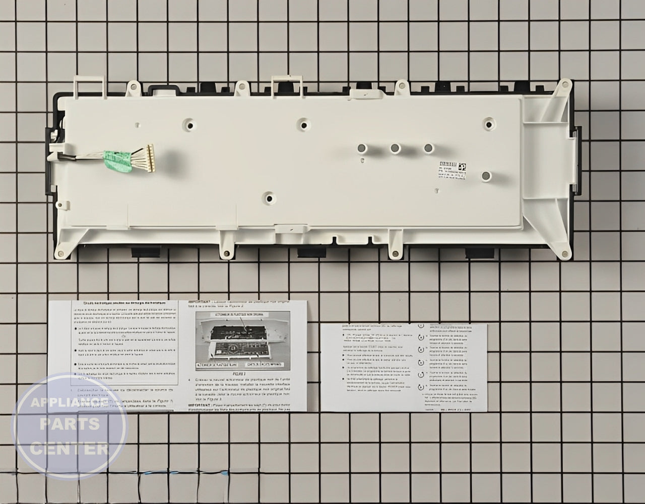 CNTRL-ELEC WPW10269599 - Detailed view of circuit board and timer