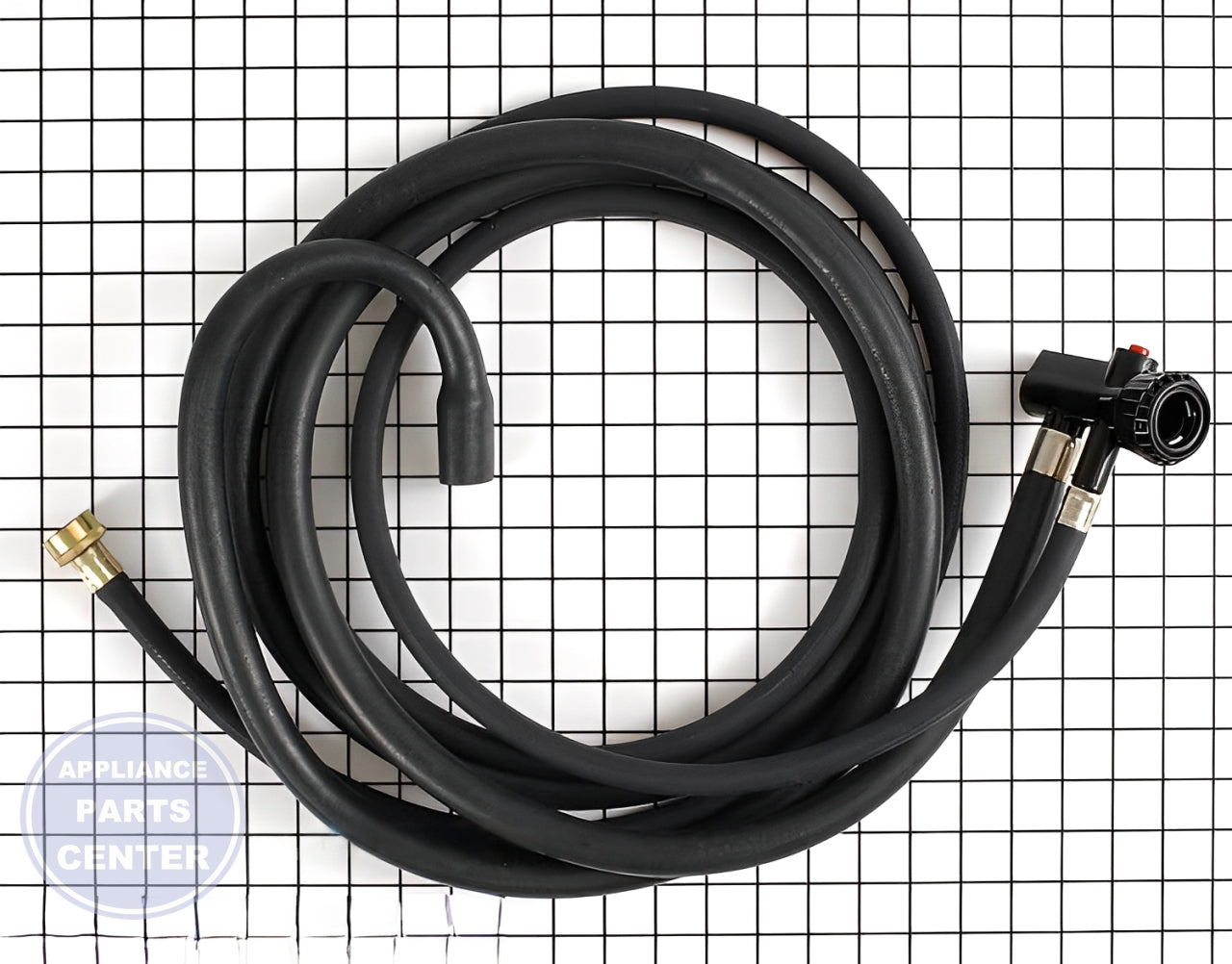 Whirlpool Drain and Fill Hose Assembly WPW10273574 - Main view showing flexible 6-foot hose for Whirlpool and Kenmore models