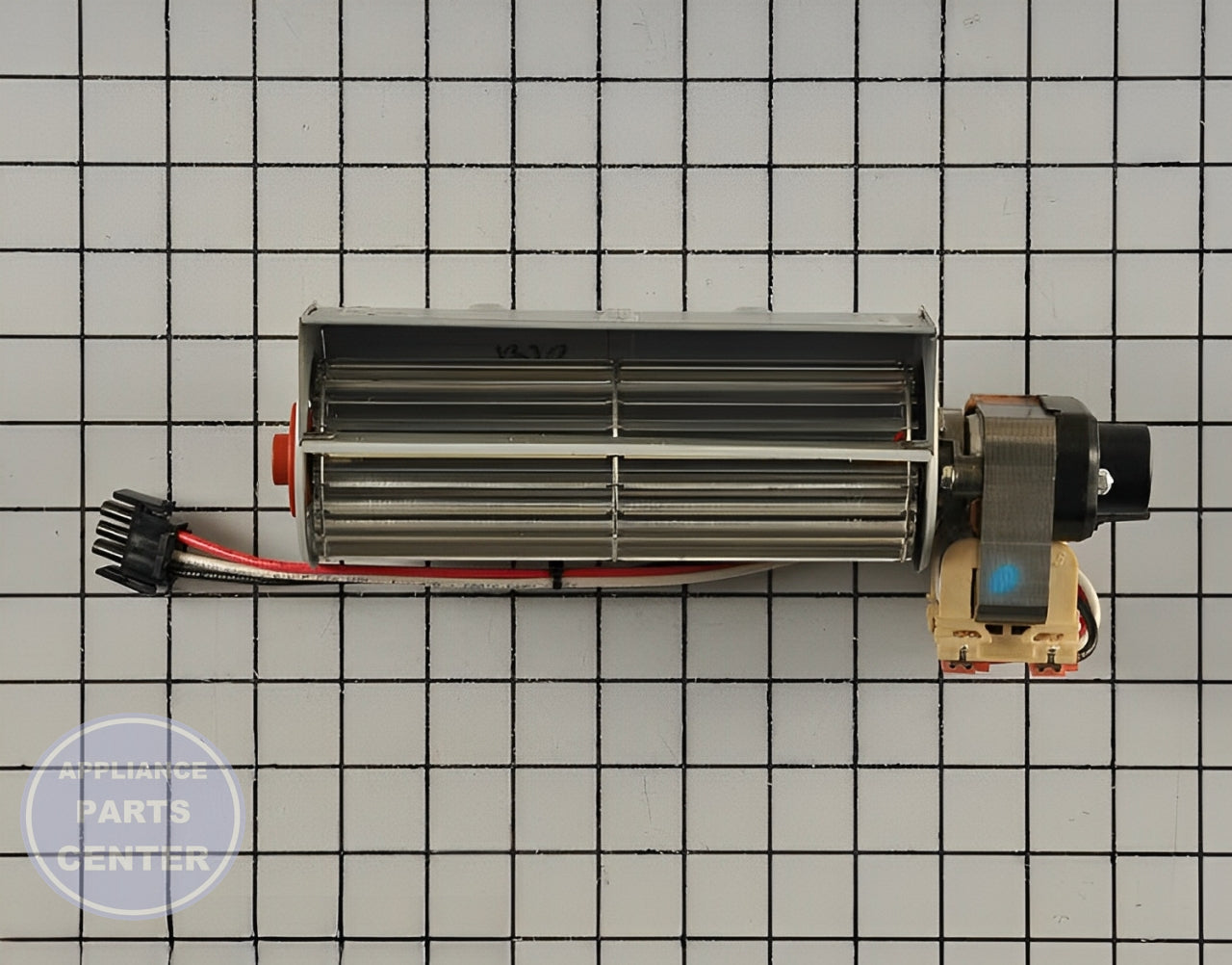 WHIRLPOOL BLOWER ASSEMBLY WPW10273666 - Detailed view of Blower Wheel & Fan Blade