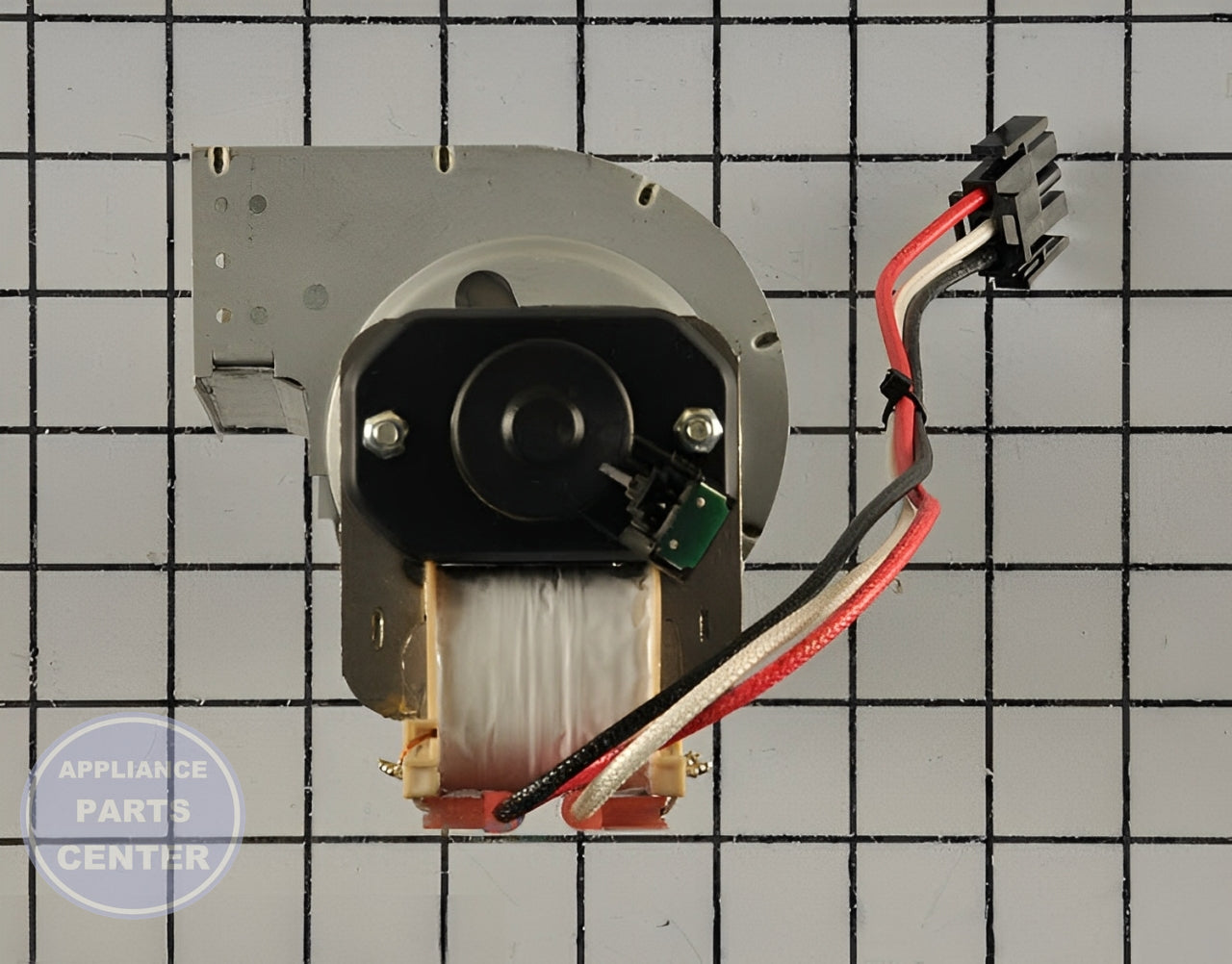 WHIRLPOOL BLOWER ASSEMBLY WPW10273666 - Side view with 500 CFM airflow specs