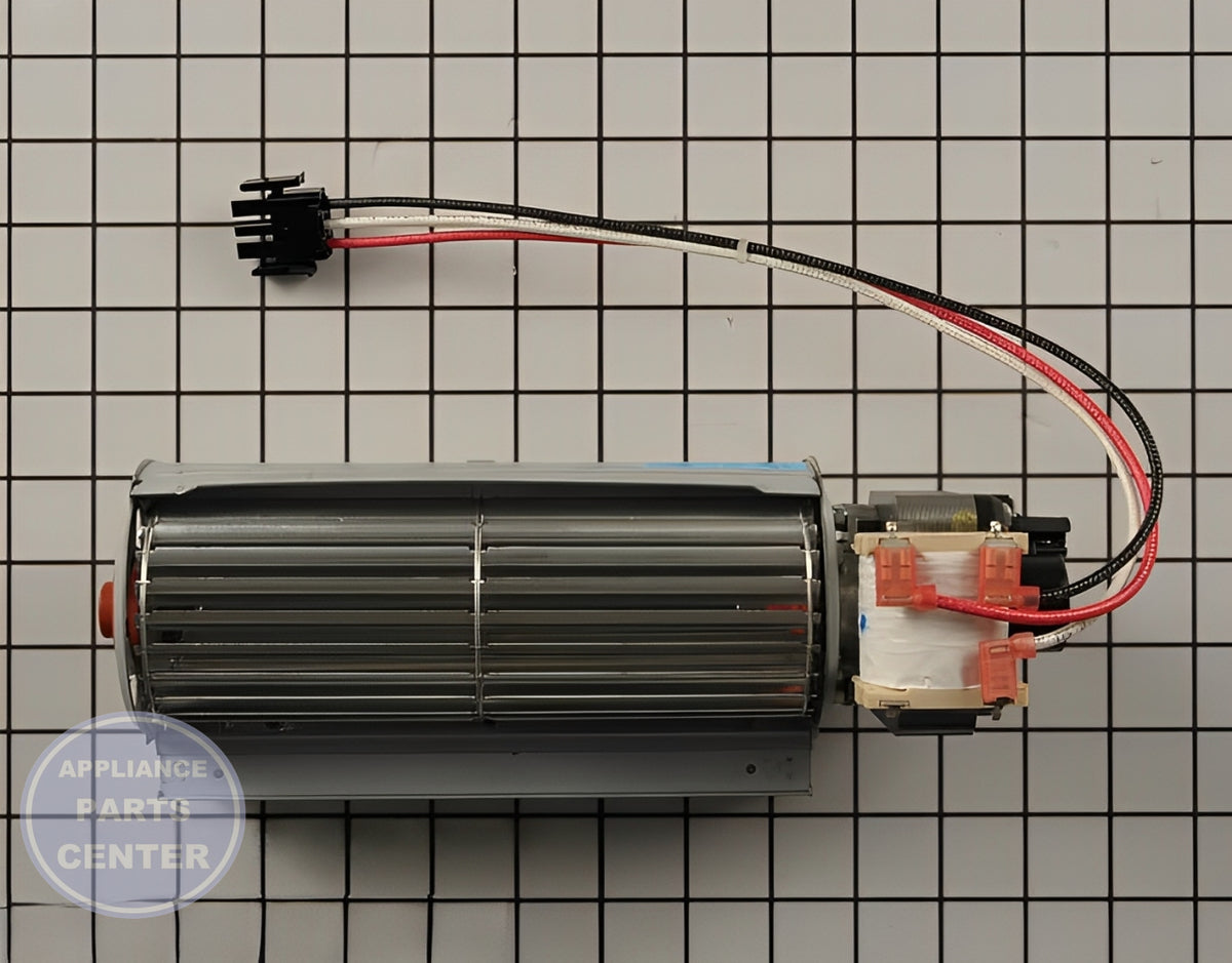 WHIRLPOOL RANGE WALL OVEN BLOWER WPW10273667 - Installation in WPL oven model showing key mounting points