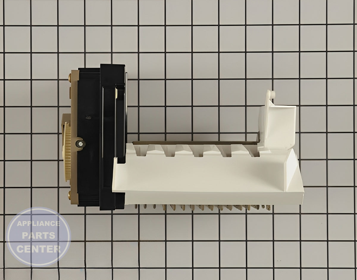 WHIRLPOOL REFRIGERATOR ICE MAKER WPW10277449 - Detailed view of high-efficiency ice maker