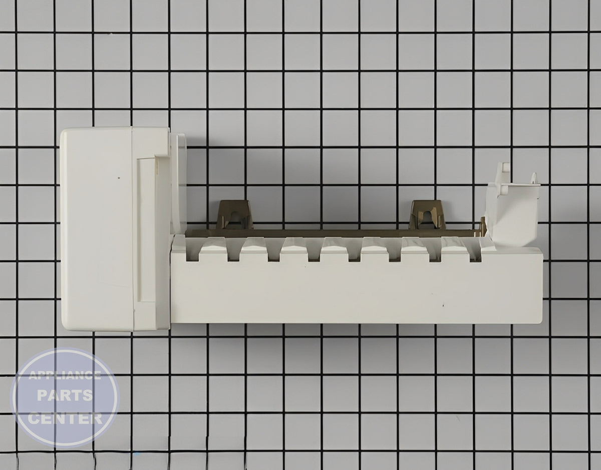 WHIRLPOOL REFRIGERATOR ICEMAKER WPW10277450 - Detailed view of efficient ice making technical details