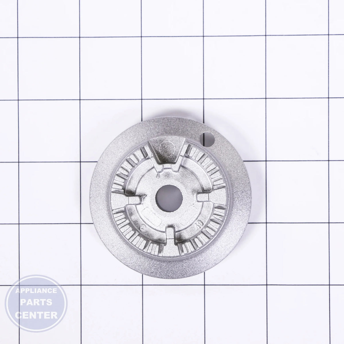 WPL BURNR-HEAD WPW10282515 - Main view showing efficient gas flow for W10282515 models