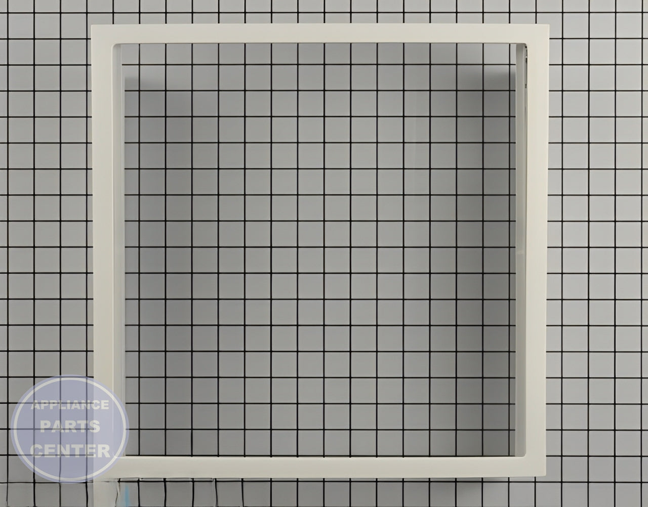 Whirlpool Glass Shelf WPW10282541 - Main view showing sturdy construction for KitchenAid models