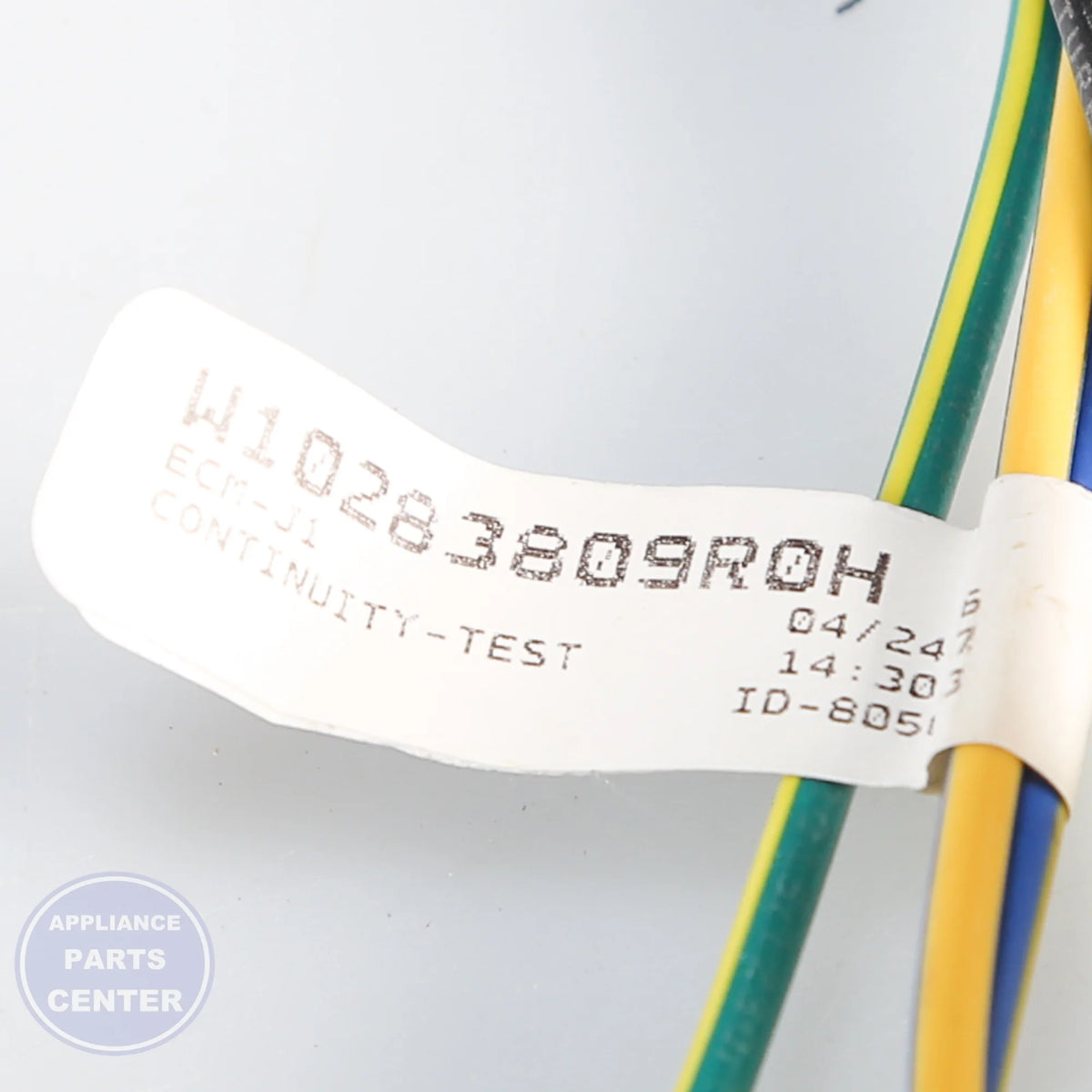 WPL HARNS-WIRE WPW10283809 - Installation in WPL Refrigerator showing key mounting points