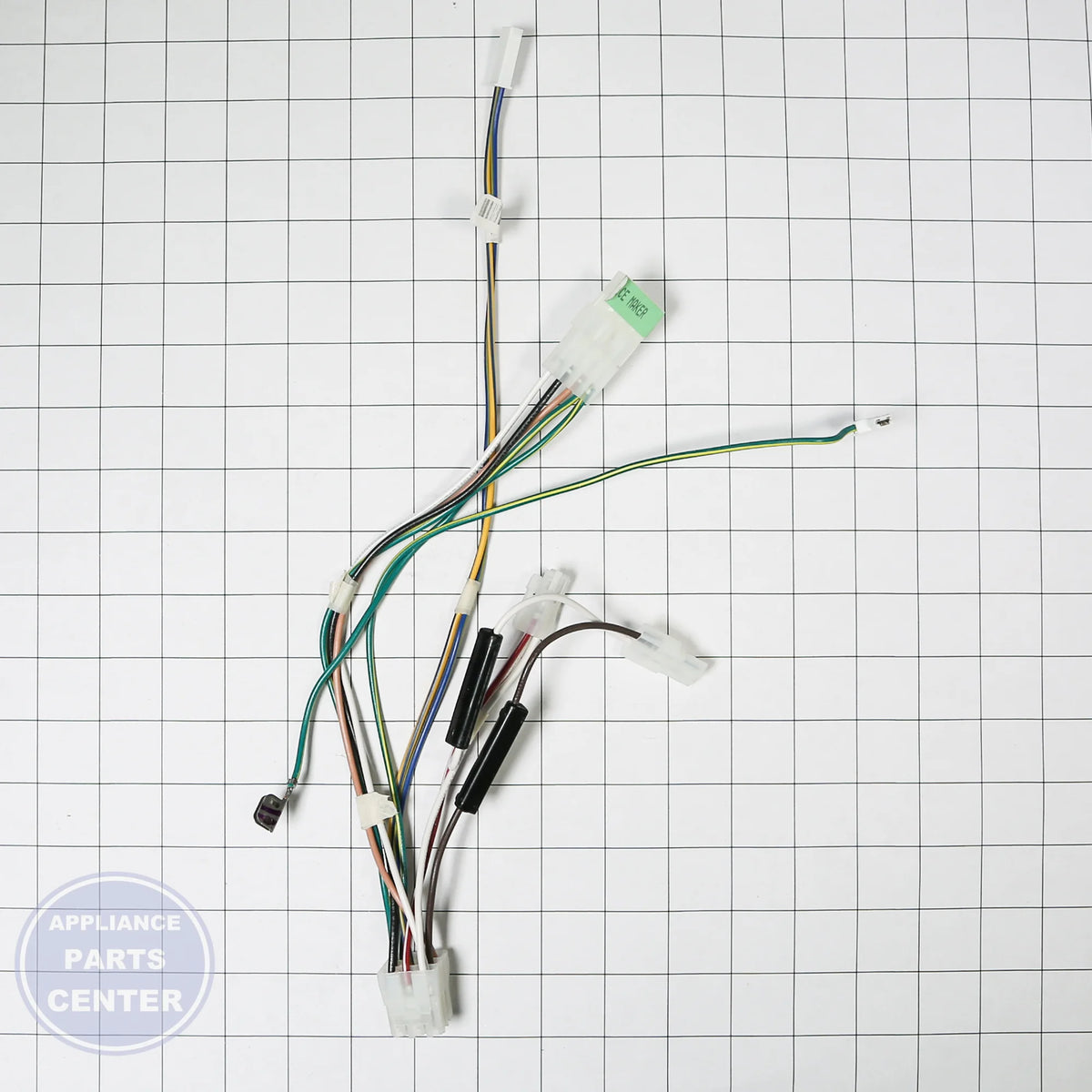 WPL HARNS-WIRE WPW10283809 - Installation in WPL Refrigerator showing key mounting points