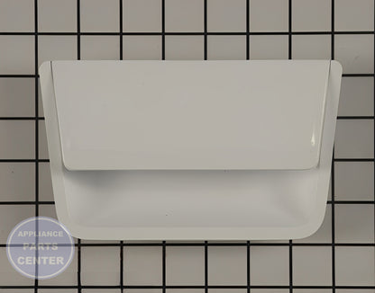 WHIRLPOOL WHITE DRYER HANDLE WPW10284182 - Main view showing ergonomic design for WPL Dryer models