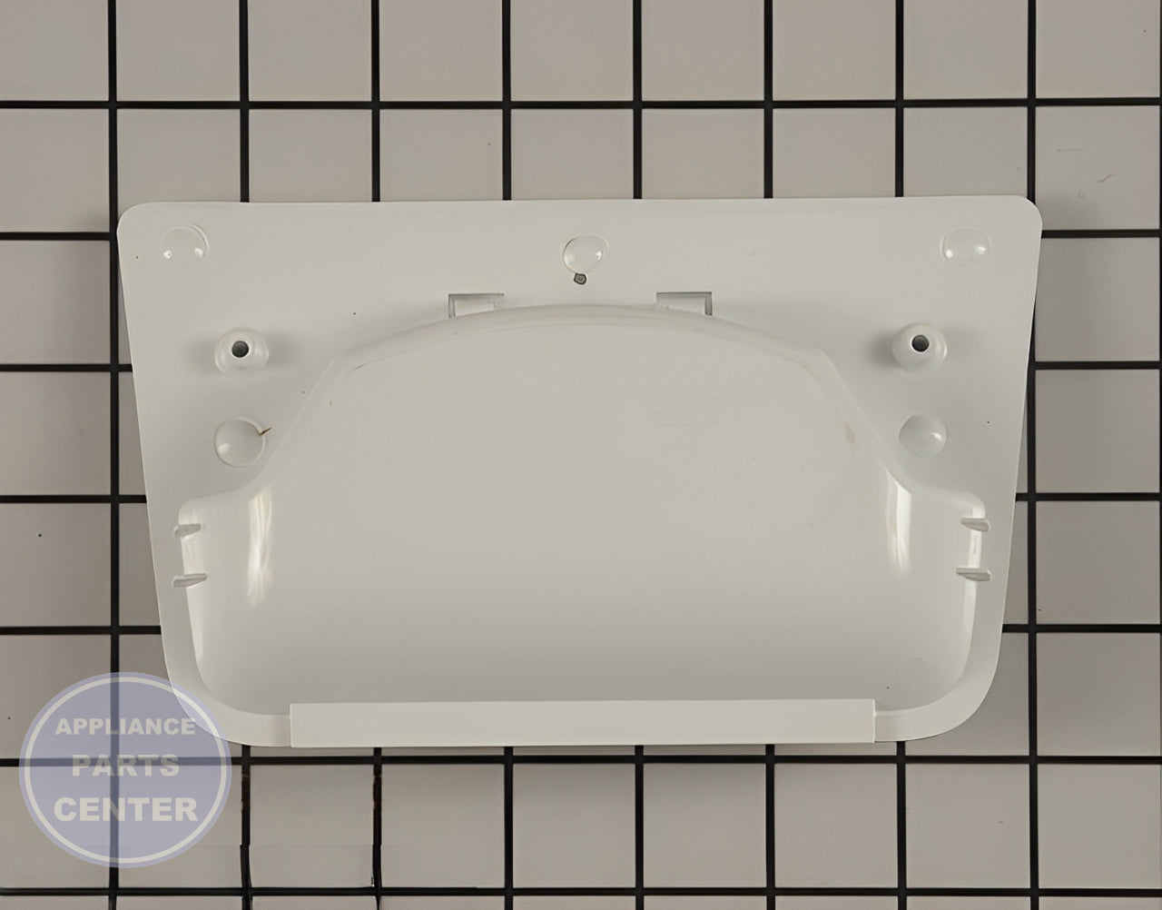 WHIRLPOOL WHITE DRYER HANDLE WPW10284182 - Detailed view of sturdy construction