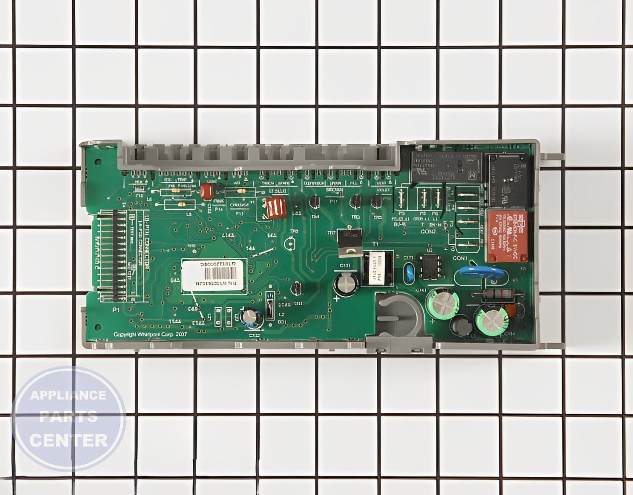 Whirlpool Main Control Board WPW10285178 - Main view showing Circuit Board for Whirlpool, Kenmore, Jenn Air, and KitchenAid Dishwashers