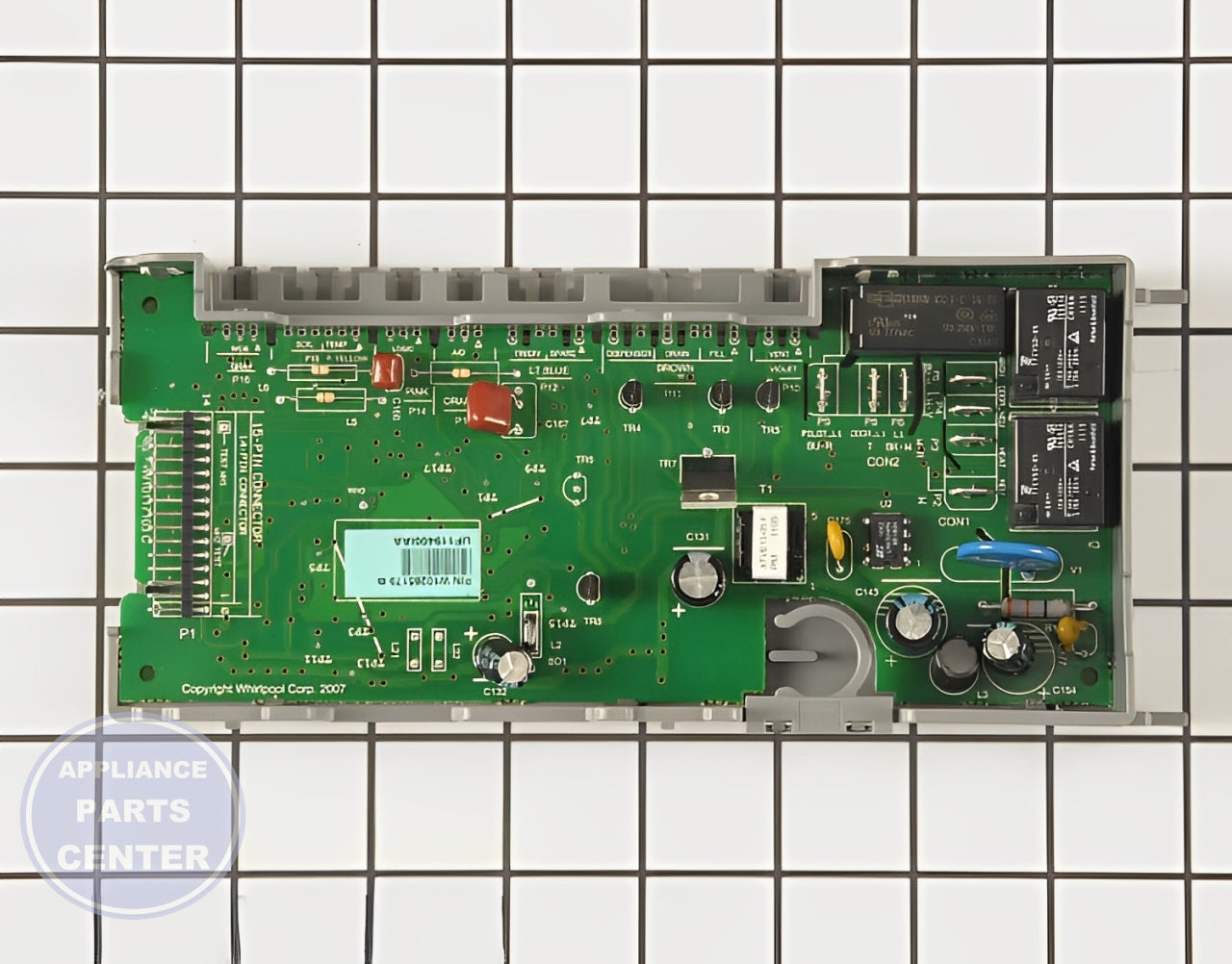Maytag Control Board WPW10285179 - Main view showing circuit board for Whirlpool and KitchenAid dishwashers