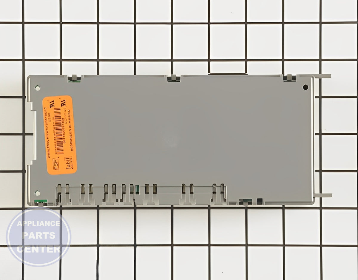 WHIRLPOOL Dishwasher Electronic Control Board WPW10285180 - Detailed view of Circuit Board and Timer technology