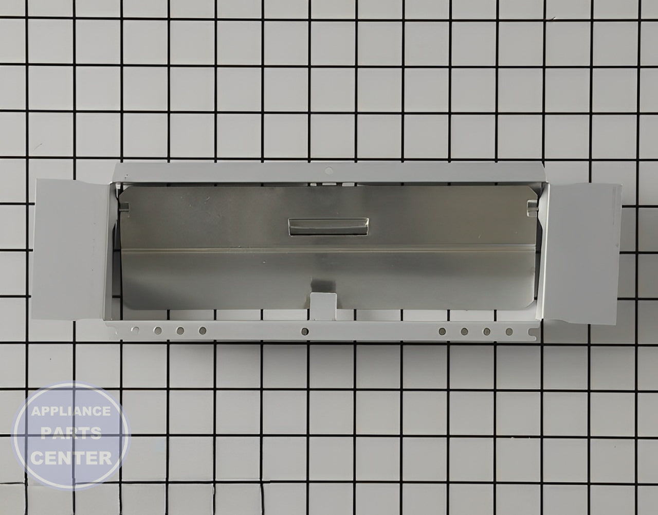 Whirlpool Vent Damper WPW10291572 - Main view showing efficient airflow for Whirlpool, Jenn Air, KitchenAid models
