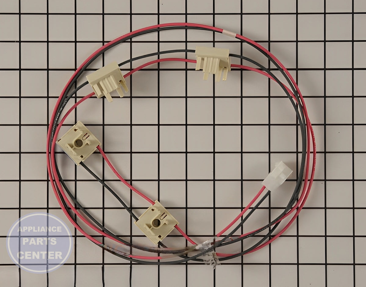 WHIRLPOOL Wire Harness WPW10295998 - Main view showing sturdy switch for WPL Range/Stove/Oven models