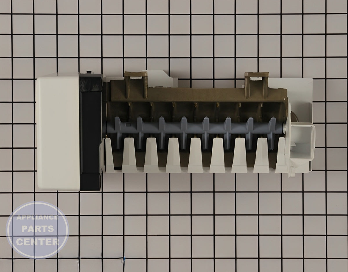 WHIRLPOOL REFRIGERATOR ICE MAKER ASSEMBLY WPW10300022 - Main view showing efficient ice production for WPL models