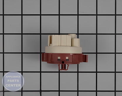 Pressure Switch WPW10304342 - Side view with measurements of 2.5" height and 2" width