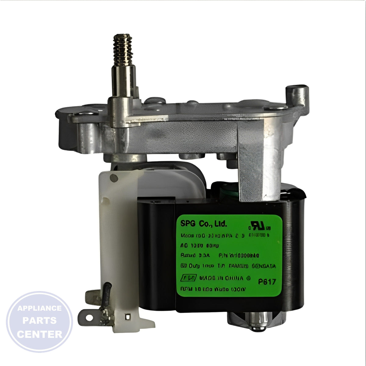 Refrigerator Motor WPW10309868 - Side view with energy-efficient specifications