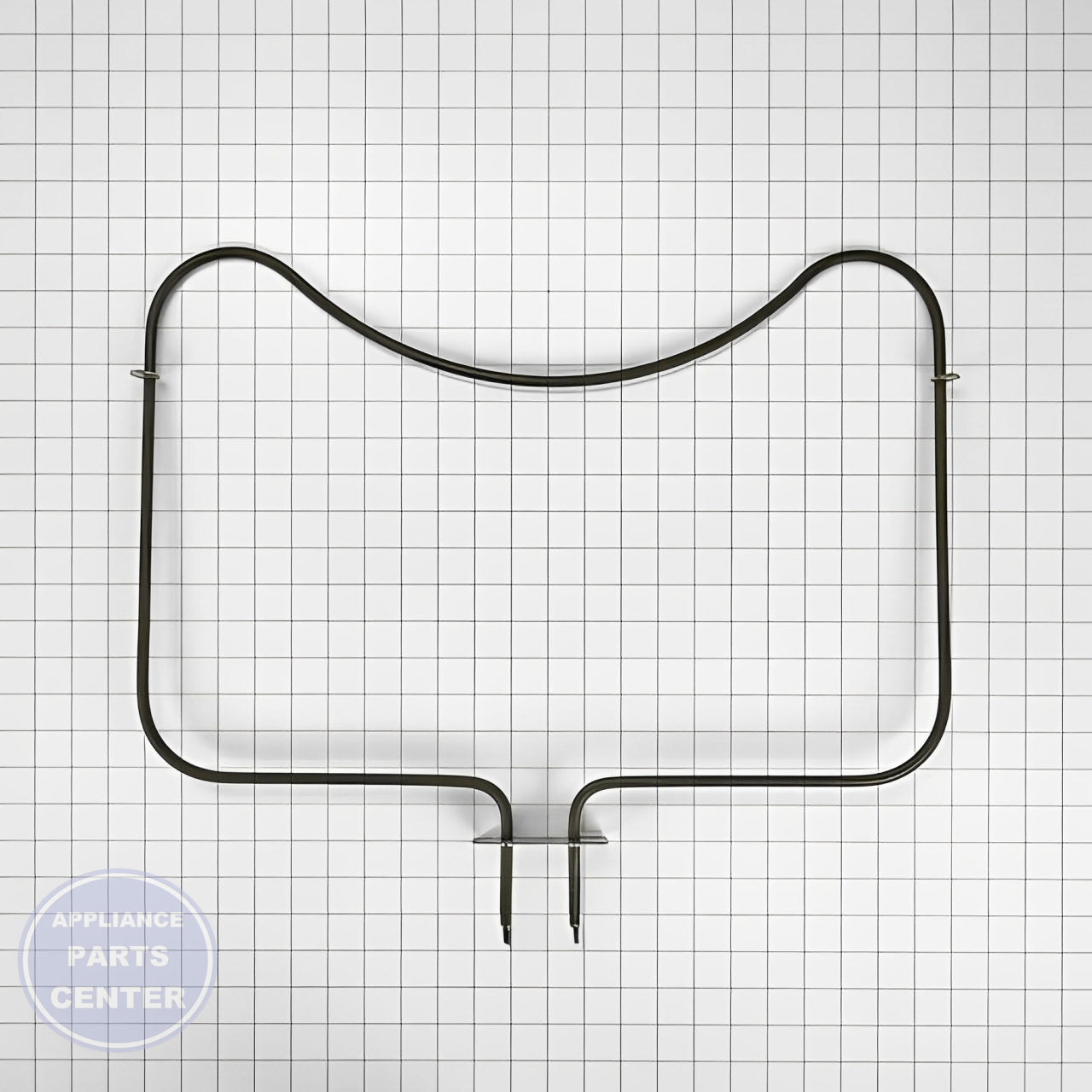 WHIRLPOOL BAKE ELEMENT WPW10310258 - Side view with precise dimensions