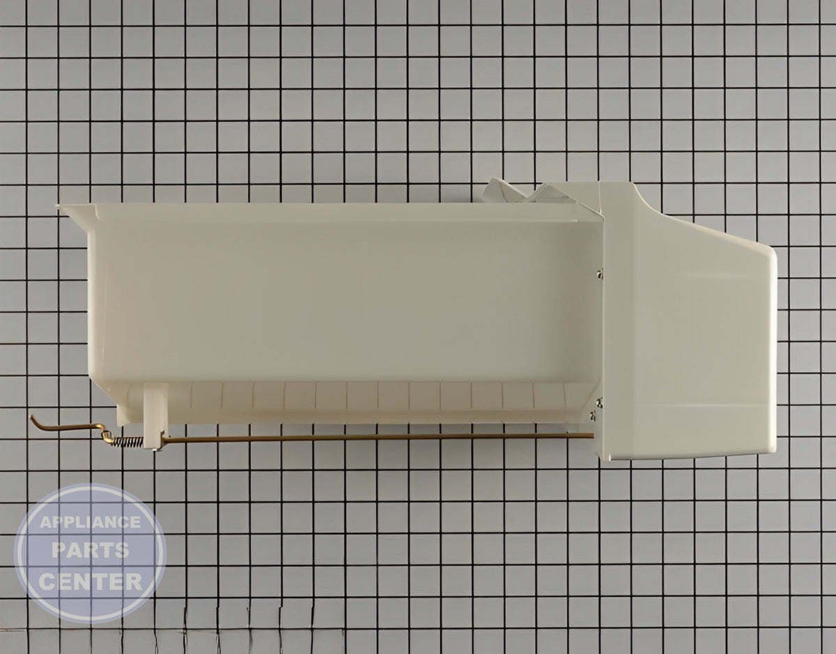 WHIRLPOOL REFRIGERATOR ICE CONTAINER WPW10312300 - Side view with precise measurements and capacity