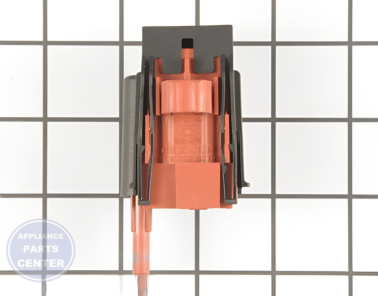 Pressure Switch WPW10312527 - Side view with precise measurements