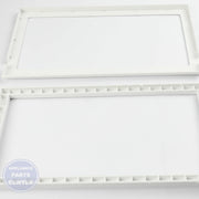 WPL Shelf-Glas WPW10313893 - Main view showing storage capacity for Whirlpool and Maytag models