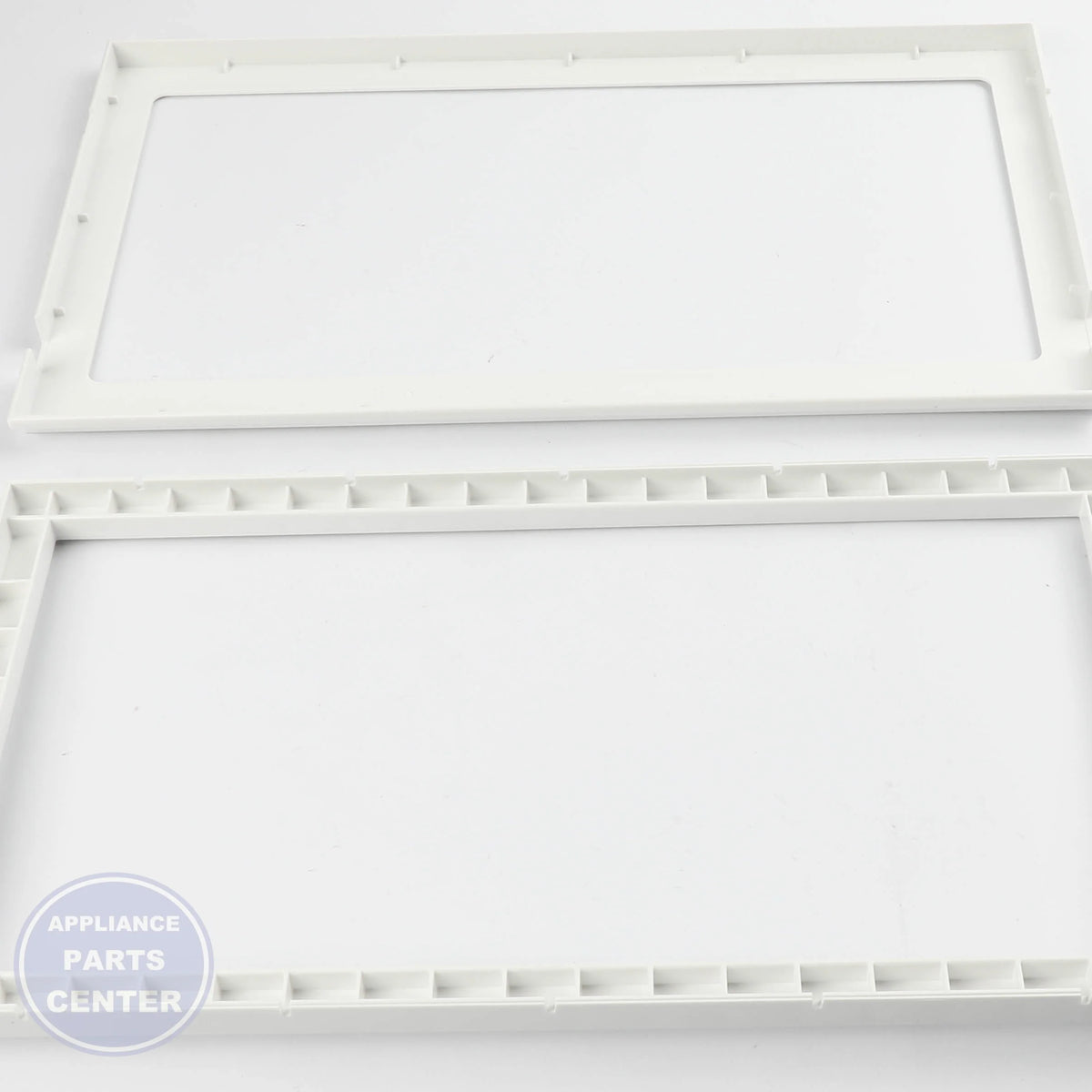 WPL Shelf-Glas WPW10313893 - Main view showing storage capacity for Whirlpool and Maytag models
