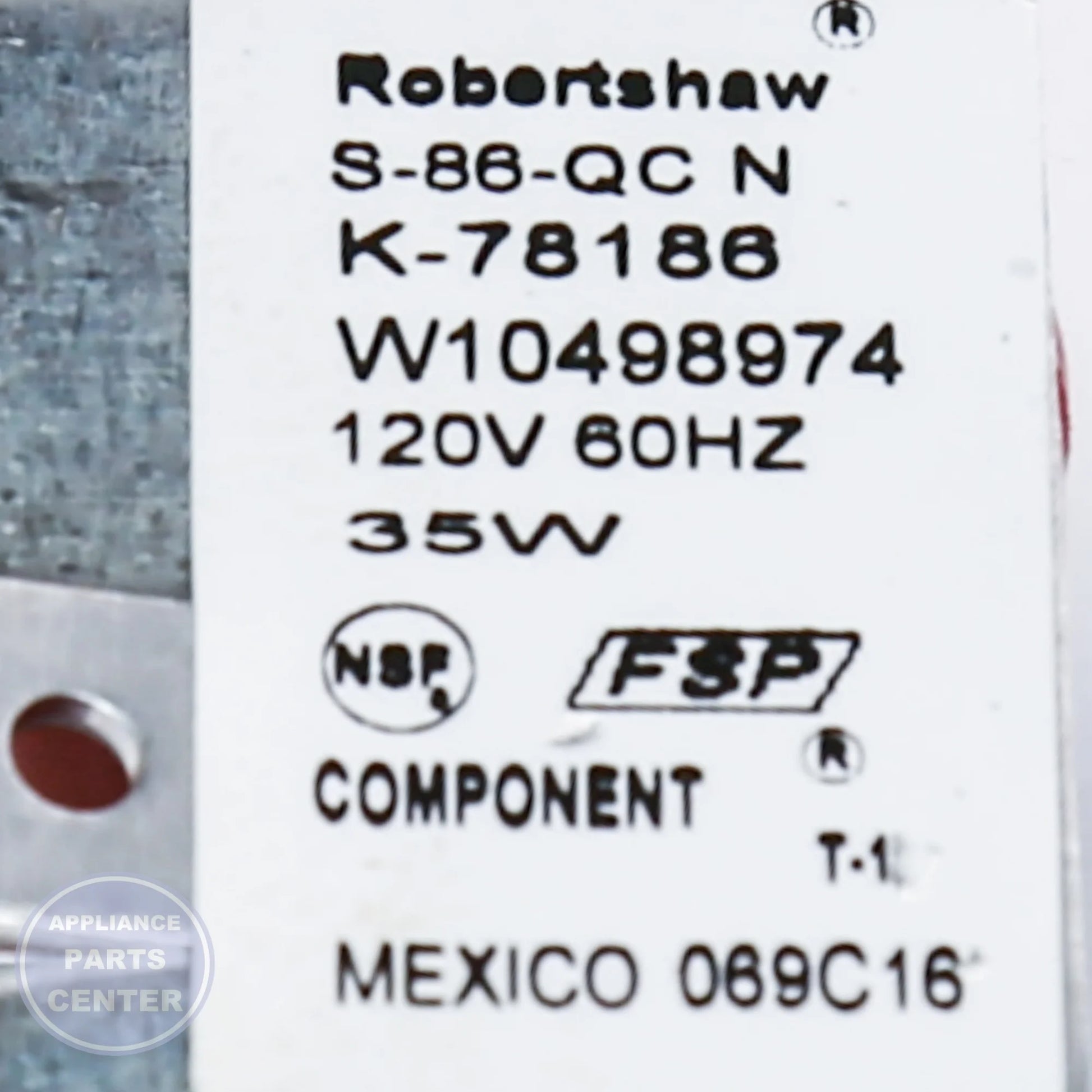 WPL ICEMAKER WPW10315447 - Installation in specific model showing key mounting points