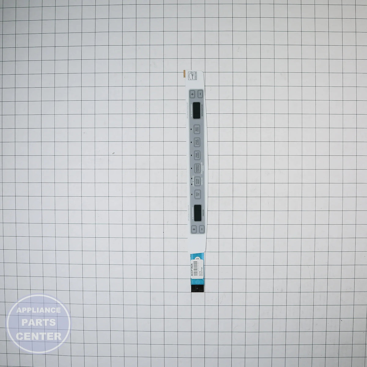 OVERLAY WPW10317125 - Side view with easy installation specs
