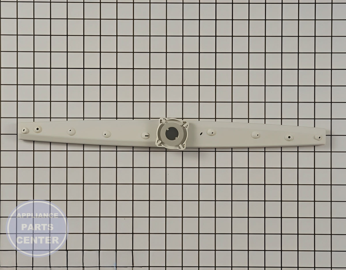 WHIRLPOOL DISHWASHER UPPER SPRAY ARM WPW10317197 - Main view showing efficient water distribution for WPL dishwashers
