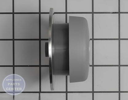 KNOB WPW10317454 - Side view with precise dimensions and specifications