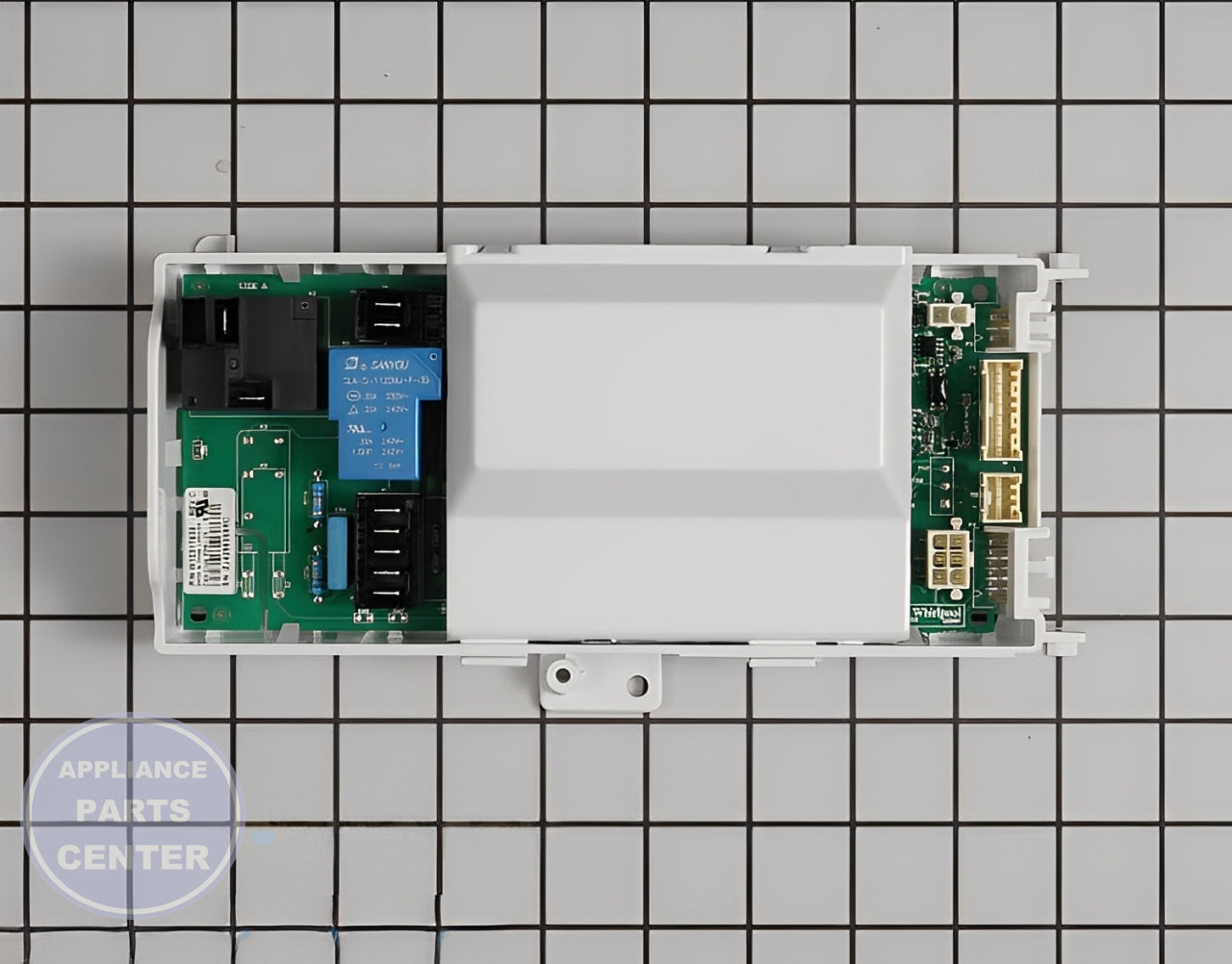 WHIRLPOOL ELECTRONIC CONTROL BOARD WPW10317638 - Main view showing control panel for WPL Dryer