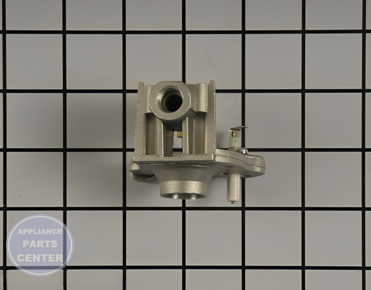 Maytag Surface Burner Orifice Holder WPW10319347 - Main view showing gas burner compatibility for Maytag models