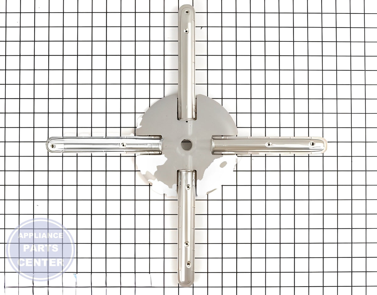 WHIRLPOOL DISHWASHER SPRAY ARM WPW10320510 - Main view showing efficient water distribution for various Whirlpool models