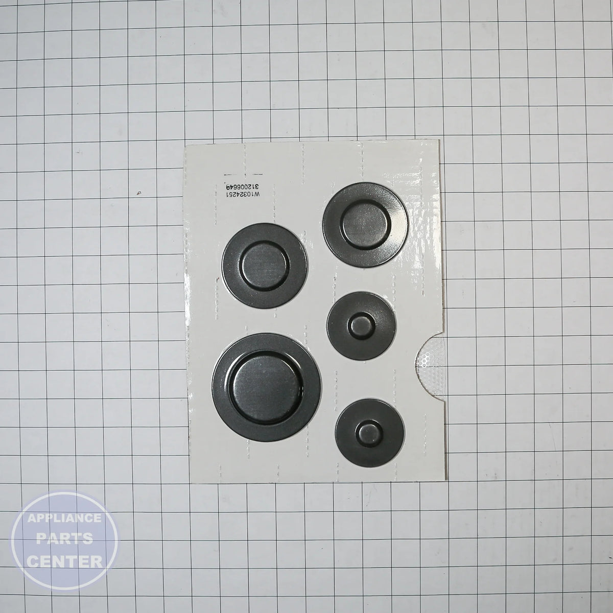 CAP-BURNER WPW10324251 - Detailed view of 500°F heat resistance