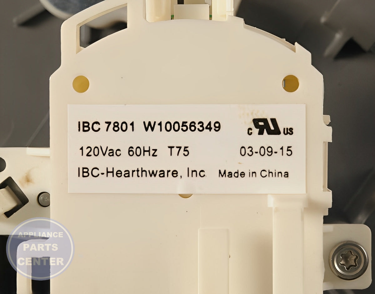 WHIRLPOOL Dishwasher Pump & Motor WPW10328226 - Detailed view of durable appliance part