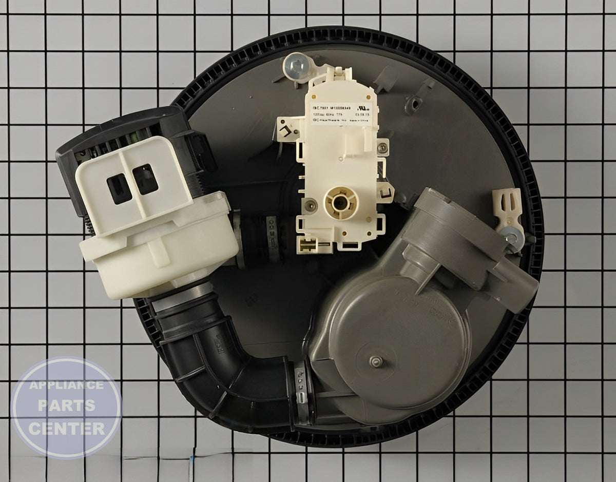 WHIRLPOOL Dishwasher Pump & Motor WPW10328226 - Main view showing heavy-duty pump for various models