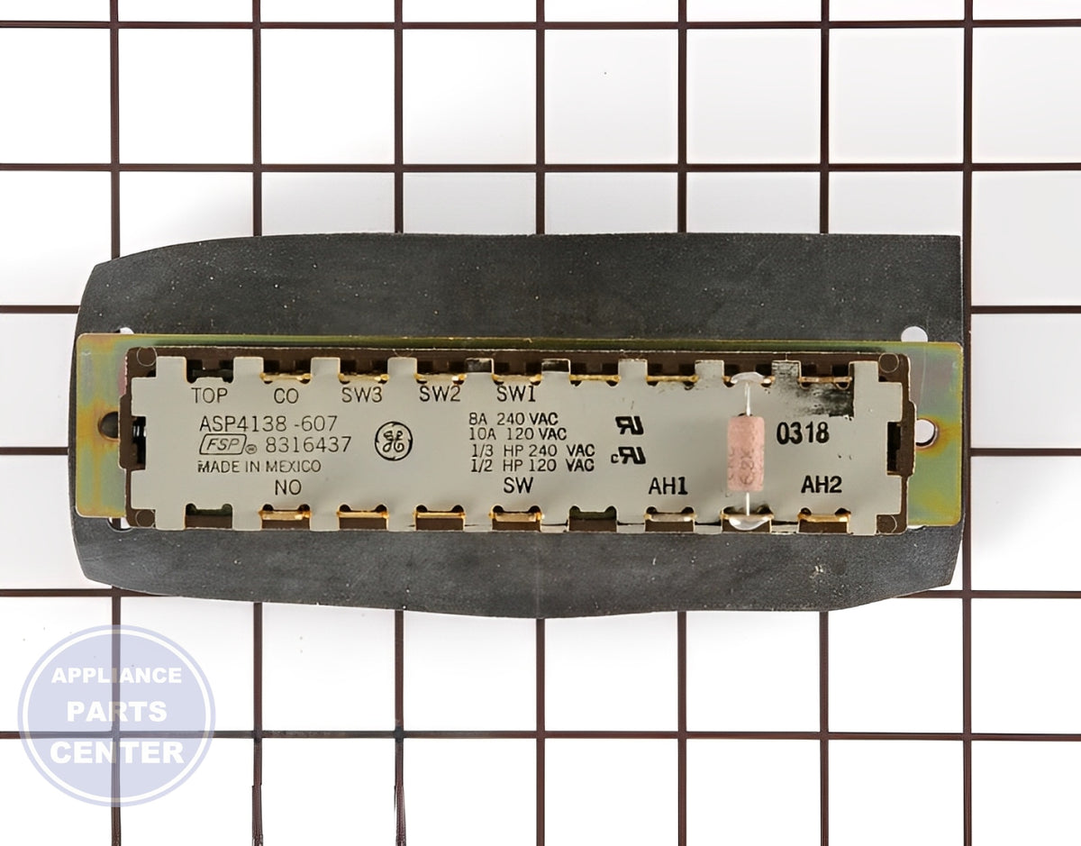 WHIRLPOOL SWITCH PB WPW10330137 - Main view showing precise control for WPL Dryer and Washing Machine