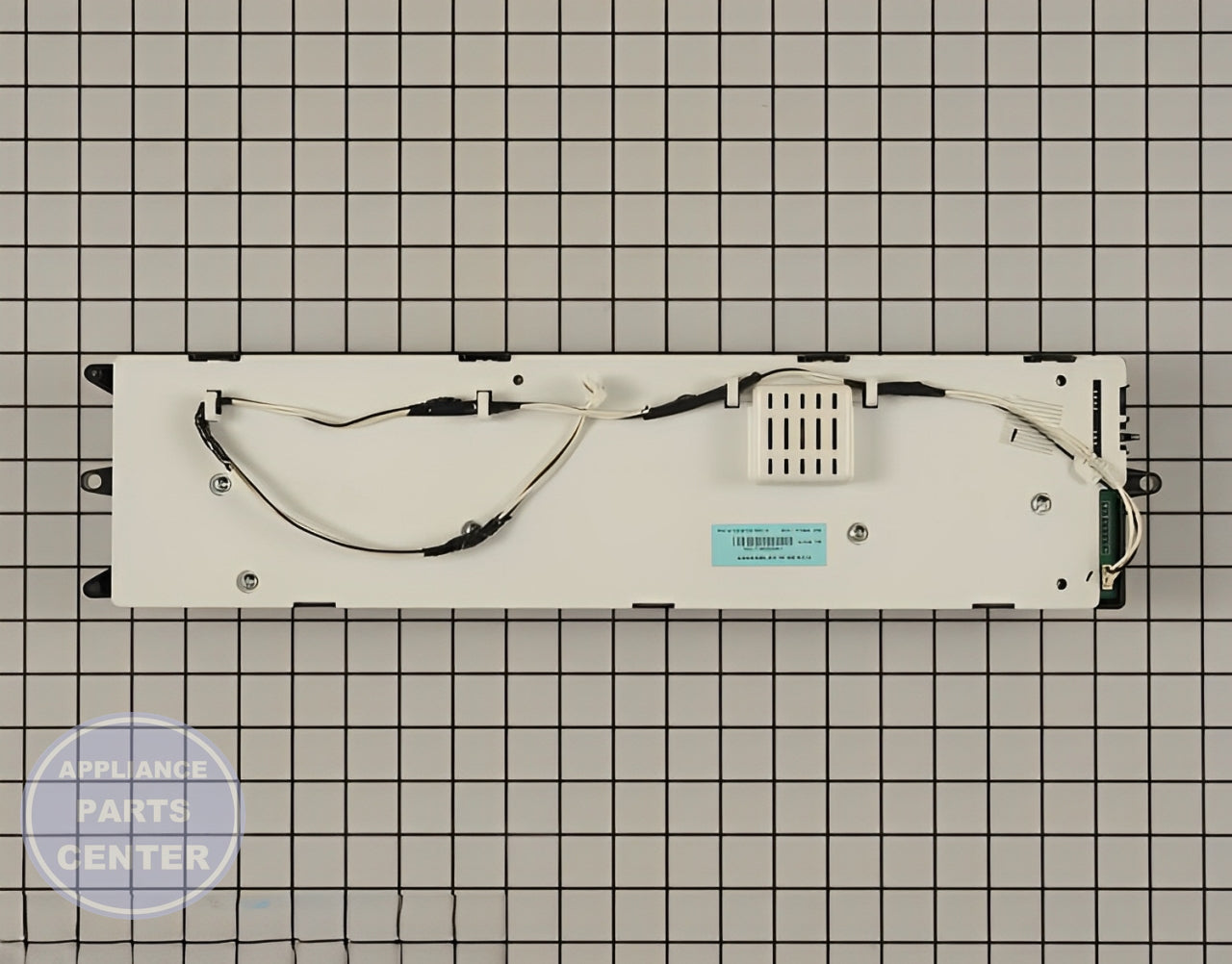 User Control and Display Board WPW10336133 - Detailed view of circuit board and timer details