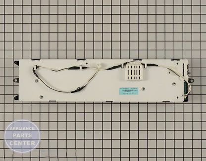 User Control and Display Board WPW10336133 - Detailed view of circuit board and timer details