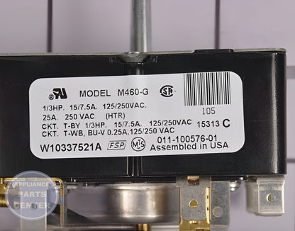 Timer WPW10337521 - Side view with 3.5 x 2.5 x 1.5 inches dimensions