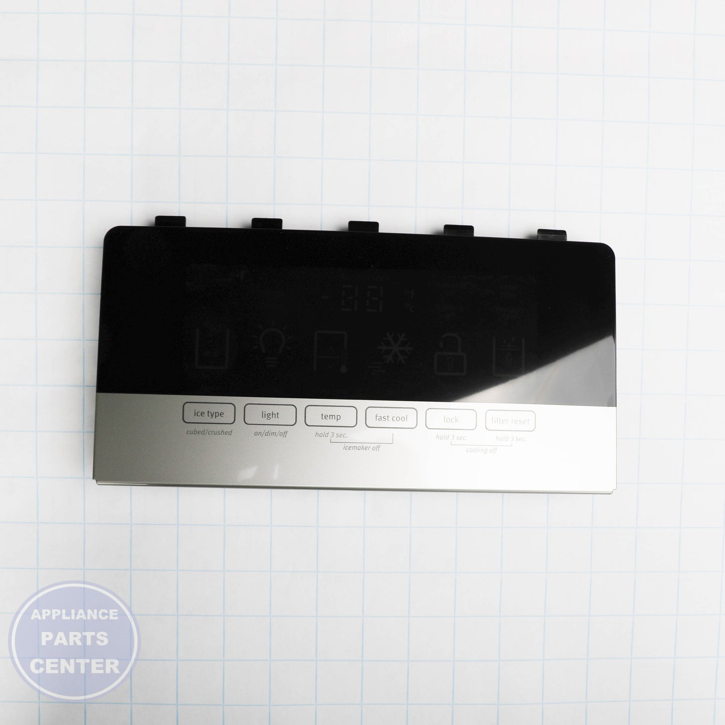 CNTRL-ELEC WPW10337912 - Side view with precise measurements
